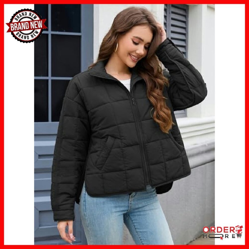 Lightweight Packable Puffer Jacket Oversized Fit … - image 5